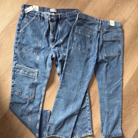 BNWT Agolde Cooper Cargo Jean in Colour Regulation - Picture 1 of 6